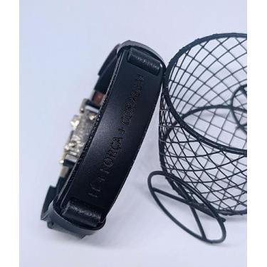 Imagem de Pulseira Bracelete material sintético Ajustável Masculino Feminino Pla