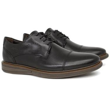Imagem de Sapato Social Masculino Democrata Metropolitan Bay Couro Legítimo com Cadarço Confortável 273101-Masculino