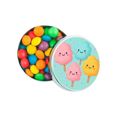 Imagem de Latinha Lembrancinha Personalizada Algodão Doce