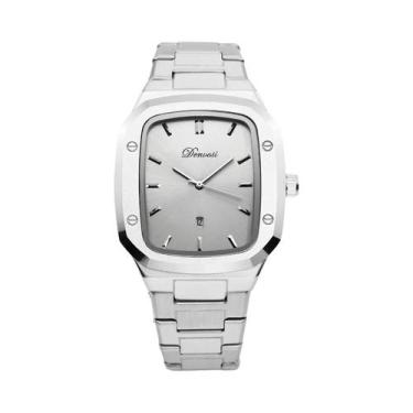 Imagem de Relógio De Luxo Masculino Quartz Estilo Royal Oak Com Pulseira De Aço 