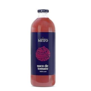 Imagem de Suco Tomate Integral Mitto Garrafa Vidro 1000Ml 1L