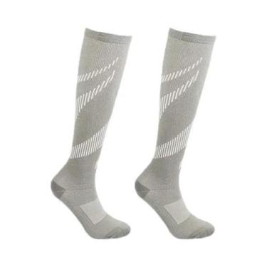 Imagem de Meias De Compressão Pretas Para Varizes, Uso Médico, Enfermagem, Espor