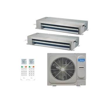 Imagem de Ar Condicionado Mini VRF Inverter Midea Atom 76000 BTUs (Duto 28000 + 48000) Quente/Frio - 220V