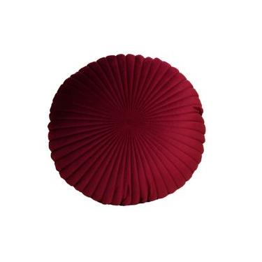 Imagem de Almofada em Veludo Marsala Redonda