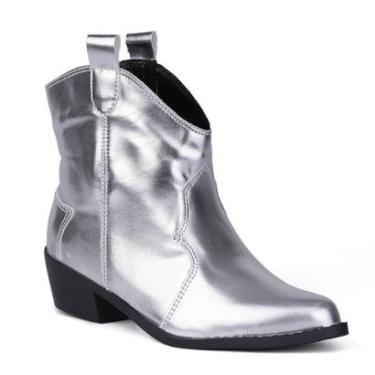 Imagem de Bota Feminina Texana Western Infantil Country Bico Fino Moda-Feminino