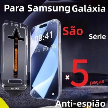 Imagem de Protetor De Tela De Vidro Temperado Anti-Espionagem Para Samsung Galax