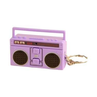 Imagem de Chaveiro Retro Em Forma De Gravador De Fita, Mini Caixa De Música, Orn