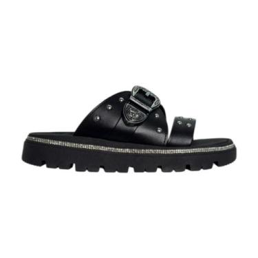 Imagem de Tamanco Moleca Feminina com detalhe em fivéla, Preto, 38