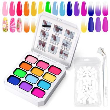 Imagem de Verniz de unhas U-Shinein Gel de pintura gradiente 118 mL 12 cores