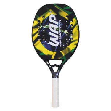Imagem de Raquete Beach Tennis Wbt Kevlar Com Fibra Carbono Brazilian