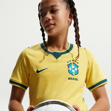 Imagem de Camisa Brasil Nike I 2026/27 Torcedor Pro Infantil-Unissex
