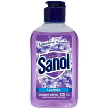 Imagem de Limpador concentrado de superficie lavanda 120ml sanol 6243