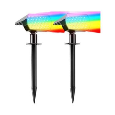 Imagem de Luzes Solares De Spot LED De 74 LEDs Em 3 Cores, À Prova d'Água IP65 P