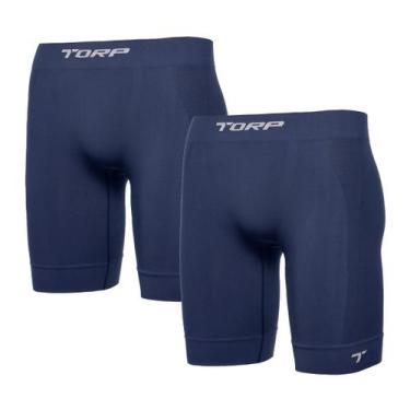 Imagem de Kit 2 Bermudas Térmica Microfibra Conforto Maciez Soul Eco Torp, Marin