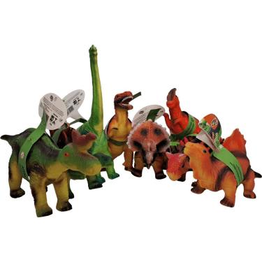 Imagem de Brinquedo Dinossauro de Borracha Dinossauro Soft P para Brincadeiras Criativas em Mater...