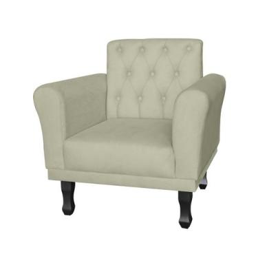 Imagem de Kit 2 Poltronas Decorativas Pés Luis VX Para Clínica Classic Corano Be