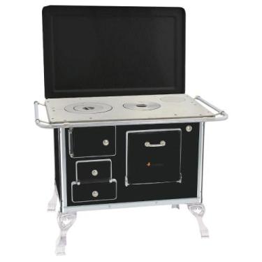 Imagem de Fogão a Lenha Tradicional Venâncio 01 com Tampa Preto