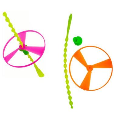 Imagem de Brinquedo Infantil Girocópteros Voador Lançador Lembrancinha - Mini To