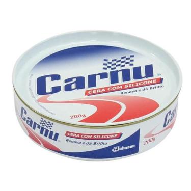 Imagem de Cera Automotiva Carnu 200g Com Silicone Brilho Pintura - 94203, Carnu