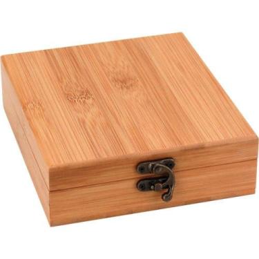 Imagem de Jg Bar Vinho 5X15X17Cm Bambu 4Pç