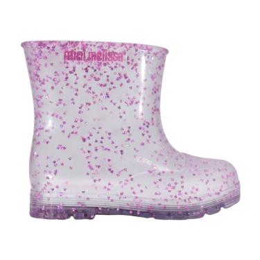 Imagem de Galocha Mini Melissa Welly Shiny Elements Baby Vidro/Glitter