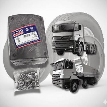 Imagem de Lona de Freio Traseira Axor 1635 1935 Man Tgx 8 Folhas Frasle