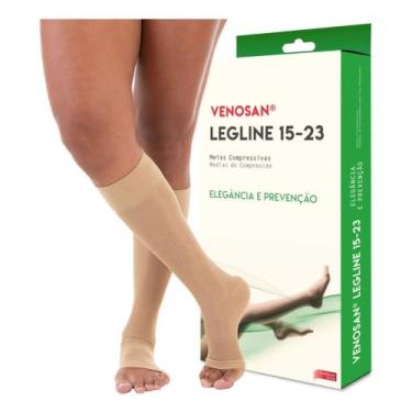 Imagem de Meia compressão venosan legline 15-23 mmhg ad sahara pé aberto, G
