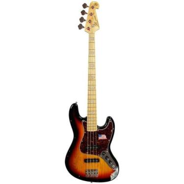 Imagem de Contra Baixo SX 4 Cordas Jazz Bass SJB75 TOR 3TS Sunburst - Shelter