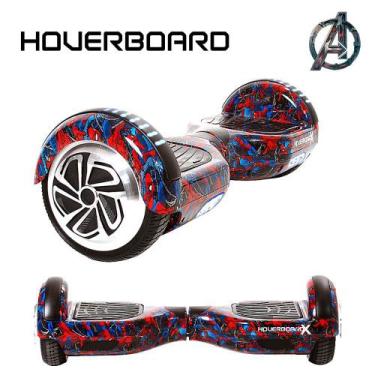 Imagem de Esqueite Elétrico 6,5" Homem Aranha Hoverboard Bluetooth