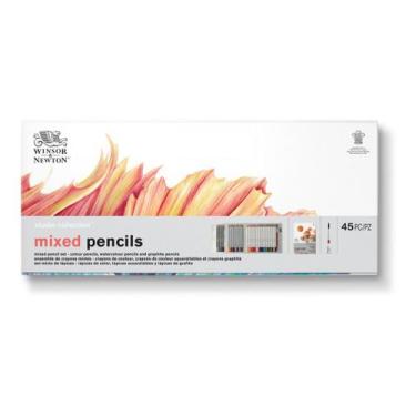 Imagem de Lápis De Cor Mixed Winsor & Newton 45 Peças