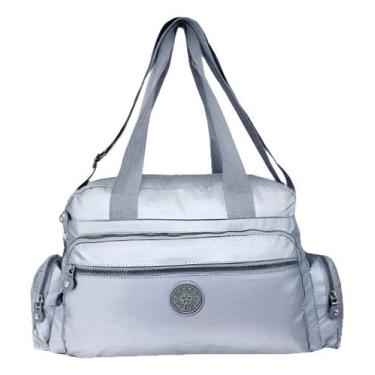 Imagem de Bolsa Feminina Tactel Transversal Grande Mala Viagem - TARGUERIA