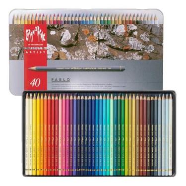 Imagem de Lápis De Cor Profissional Caran D'ache Pablo 40 Cores