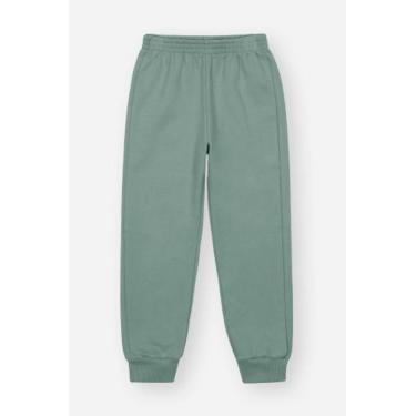 Imagem de Calça Jogger Moletom Infantil Menino Verde Divertto, Verde, 3