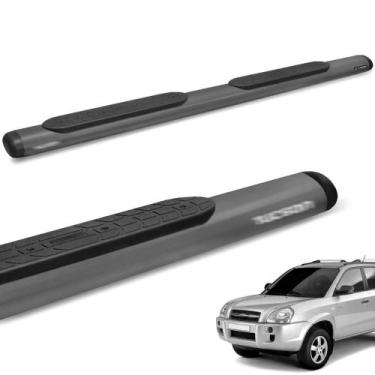 Imagem de Estribo Tucson de 2005 a 2016 Lateral Oval Onix Grafite - Gtnox