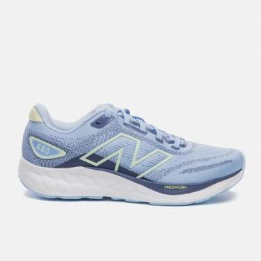 Imagem de Tênis Feminino New Balance Fresh Foam 680V8 - Original, 38, Azul