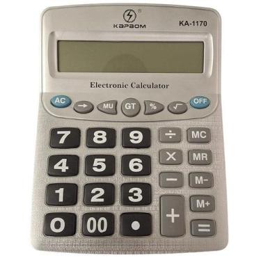 Imagem de Calculadora KAPBOM KA-1170 12 Dígitos - Cinza Fosco