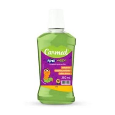 Imagem de Enxaguante Bucal Carmed Fini Minhoca 250 ml - CIMED, Verde