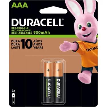 Imagem de Pilha Recarregável AAA Duracell, 2 Unidades, 900mAh