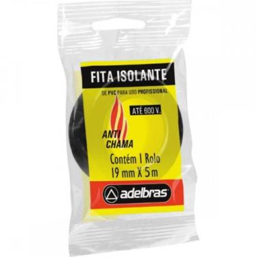 Imagem de Fita Isolante Adelbras 5Mx19Mm Preta