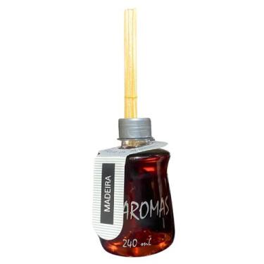 Imagem de Difusor Vareta Aromatizador Ambiente Cheirinho Madeira 240ml - UNI ECC