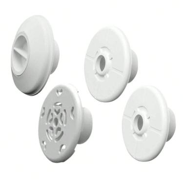 Imagem de Kit 04 Dispositivos para Piscina de Alvenaria ABS 50MM Branco Brustec Lazer