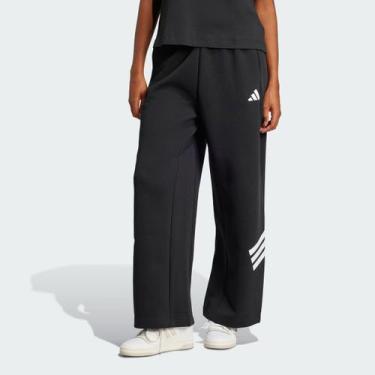 Imagem de Calça Adidas Future Icon 3 Listras Feminina Preta e Branco, G
