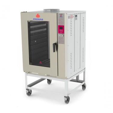 Imagem de Forno Turbo a Gás Progás PRP-10000 10 Esteiras Porta com Visor em Vidro Temperado Inox Bivolt