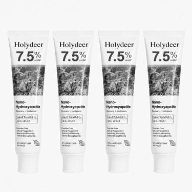 Imagem de Creme Dental Holydeer Nano Hidroxiapatita 4x120g Menta