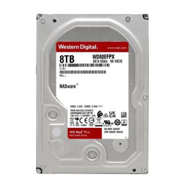 Imagem de Hd 8gb wd red plus nas, 3.5, sata iii 6gbs, 5640rpm, cache 256mb wd80e