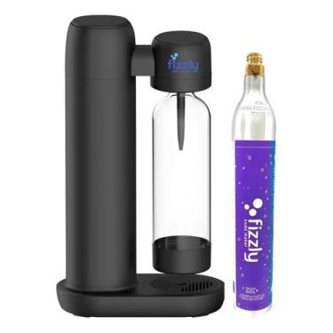 Imagem de Máquina Para Fazer Água Com Gás Gaseificar Água Fizzly One, Preto