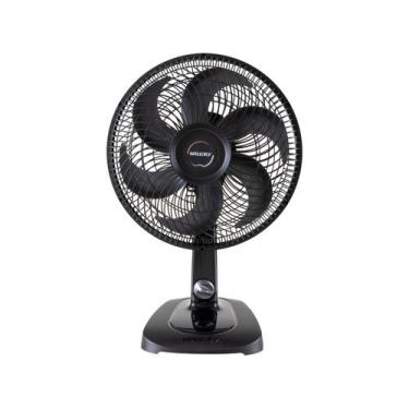Imagem de Ventilador Mallory Turbo Compact 30cm 42W 127V Silencioso, Preto e Cin