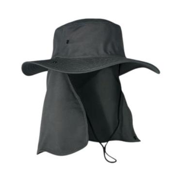 Imagem de Chapeu de pesca c/ proteção cor:cinzaa - GARCIA, Cinzaa