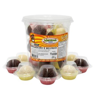 Imagem de Doce De Leite Em Pó Manamel Sabores Brigadeiro E Beijinho 19un - Manam