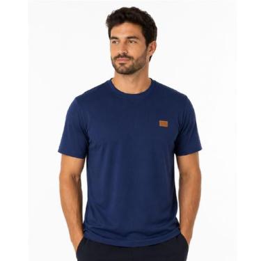 Imagem de Camiseta Masculina Adulto Dry Fit Com Logo Em PU Esportiva Casual Red 